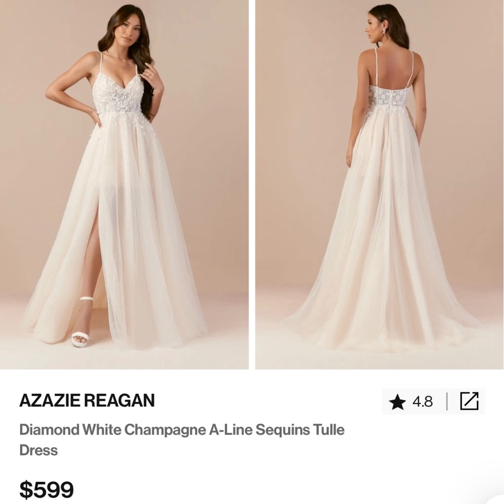 Azazie Reagan Wedding Dress